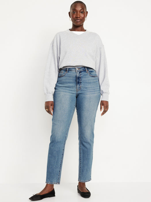 Curvy High-Waisted OG Straight Ankle Jeans