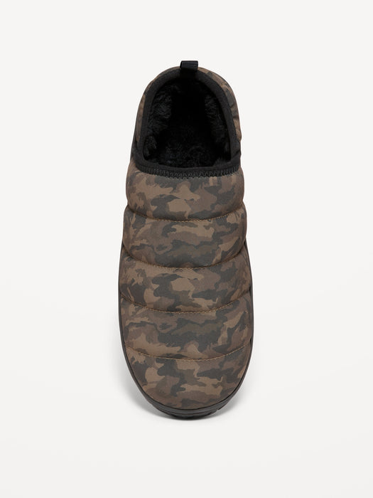 Nylon Puffer Slippers