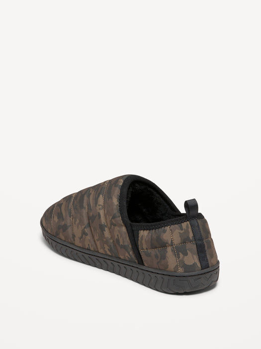 Nylon Puffer Slippers