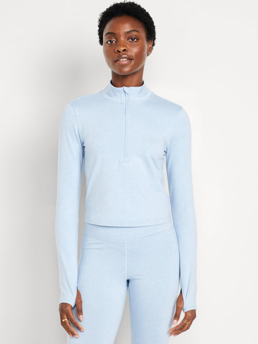 CloudComfy Crop Quarter Zip