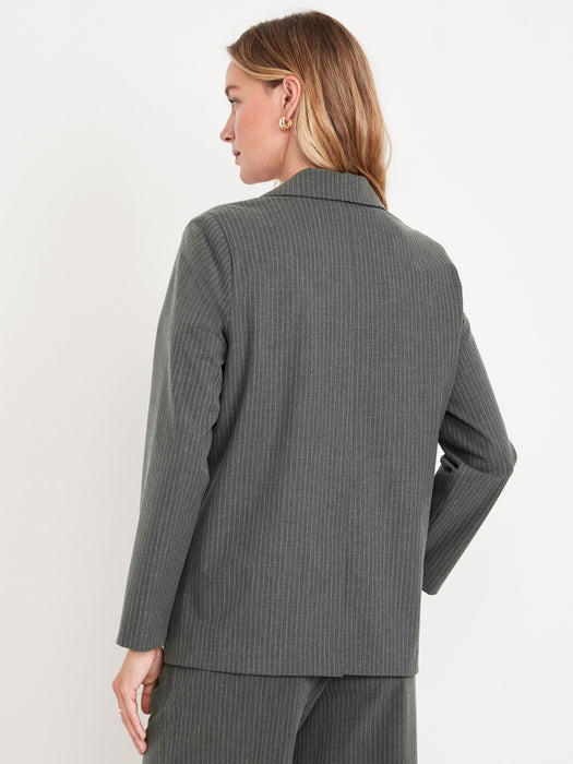 Relaxed Twill Blazer