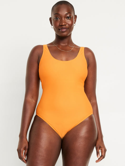 Matte One-Piece Swimsuit