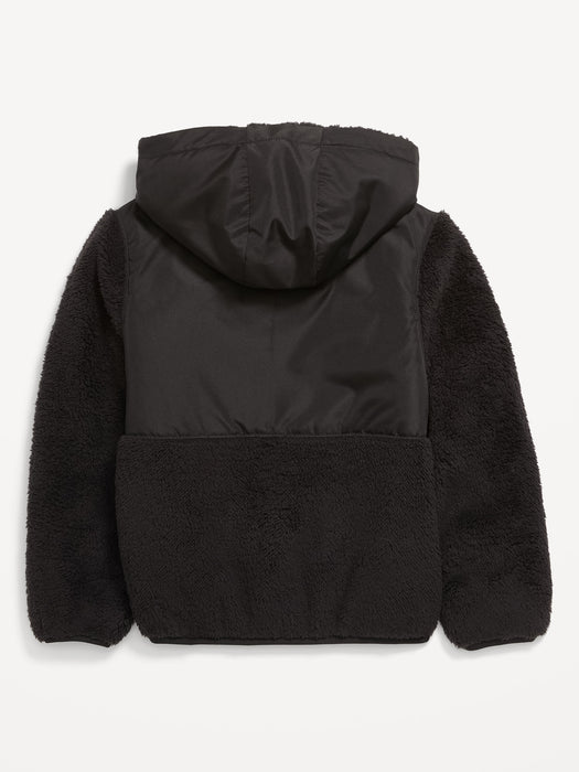 Hooded Flap-Pocket Utility Jacket for Boys