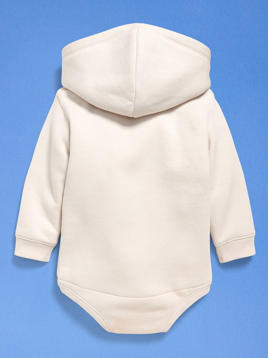 '94 Hooded Logo-Graphic One-Piece Romper for Baby