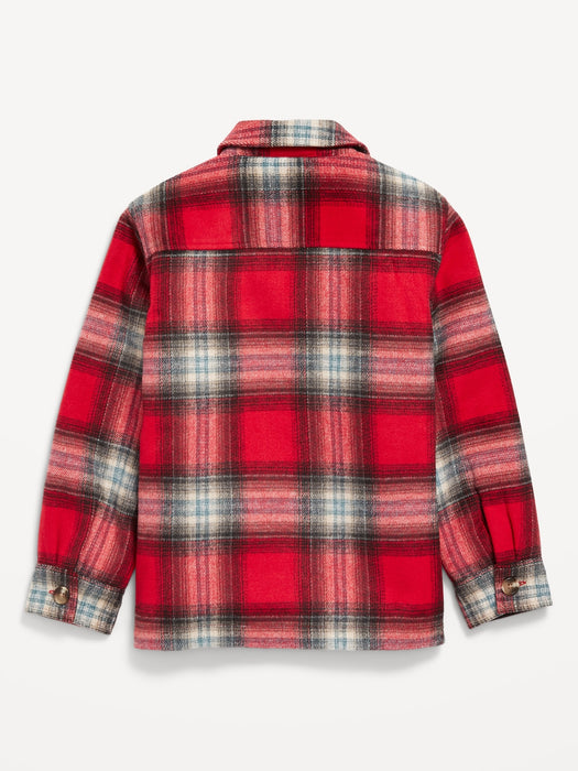 Plaid Shacket for Boys