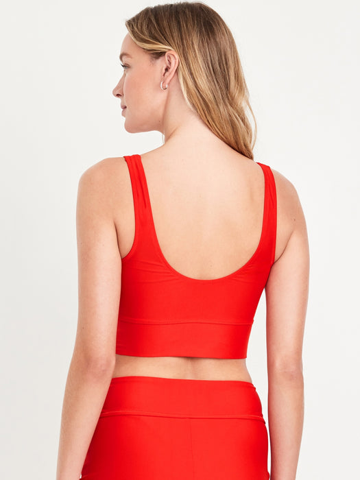 Matte Longline Swim Top