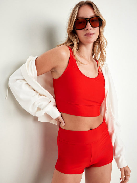 Matte Longline Swim Top