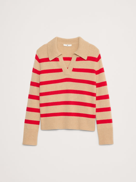Cashmere Rugby Sweater Polo
