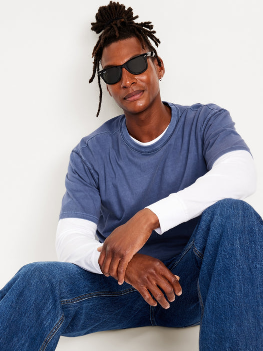 Heavyweight Crop Crew-Neck T-Shirt