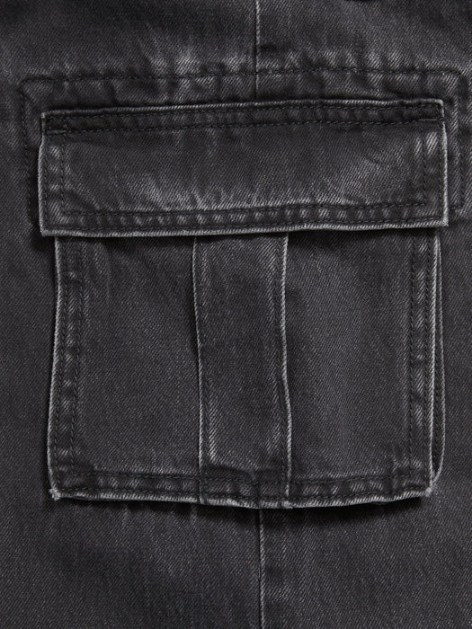 High-Waisted Super Baggy Wide-Leg Cargo Jeans for Girls