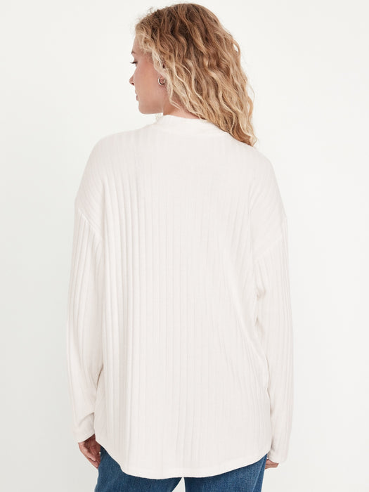 Cozy Mock-Neck Tunic