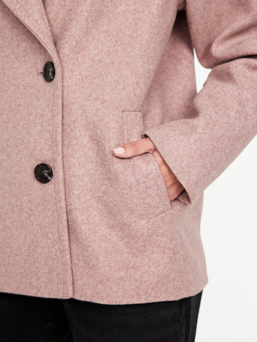 Oversized Double-Breasted Pea Coat