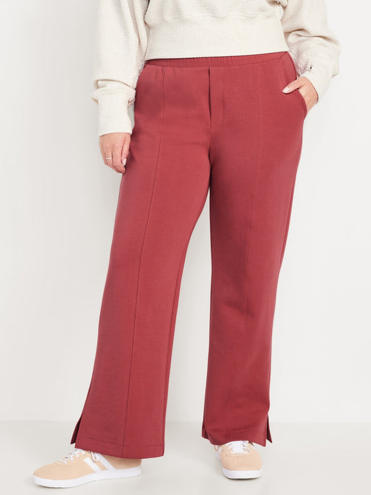 High-Waisted Dynamic Fleece Trouser Pants