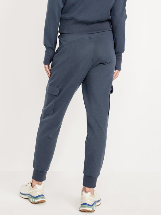 High-Waisted Dynamic Fleece Cargo Joggers