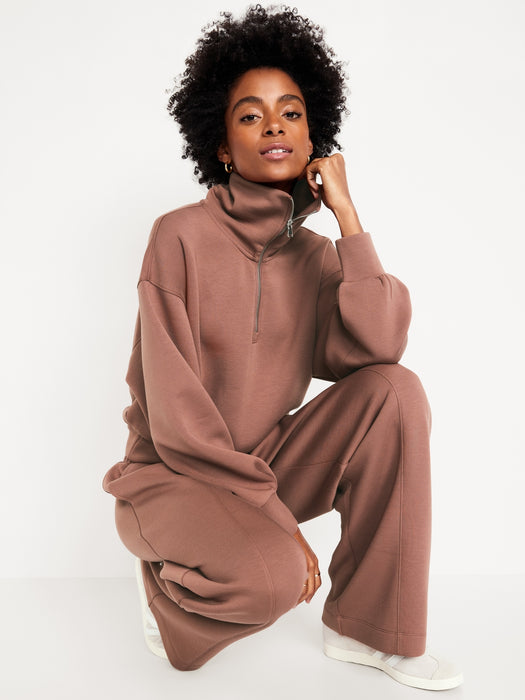 Half-Zip Bounce Fleece Pullover