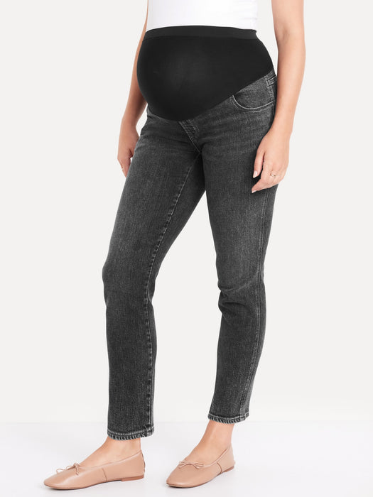 Maternity Full-Panel Vintage Slim Jeans