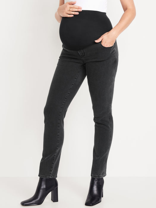 Maternity Full-Panel Vintage Slim Jeans