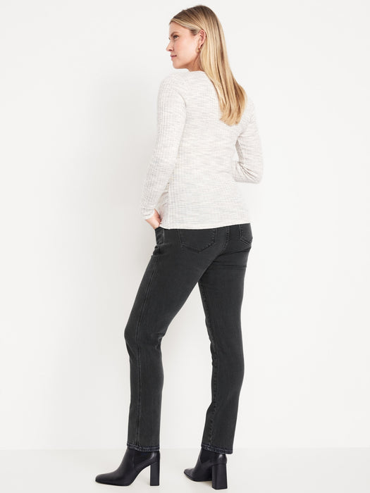 Maternity Full-Panel Vintage Slim Jeans