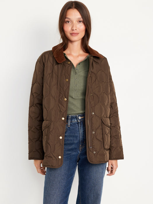 Fitted Plush Henley T-Shirt