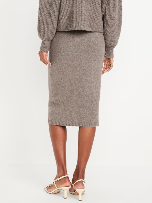 High-Waisted SoSoft Midi Skirt