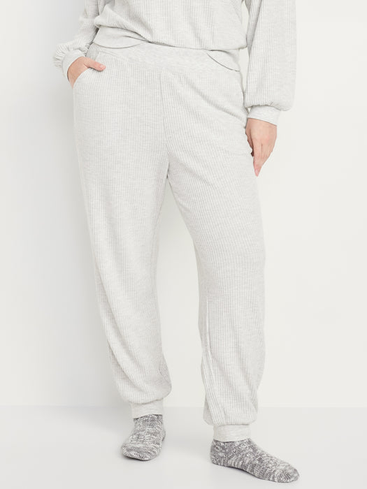 High-Waisted Waffle Lounge Jogger