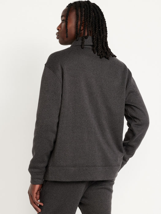 Sweater Fleece Shawl Cardigan