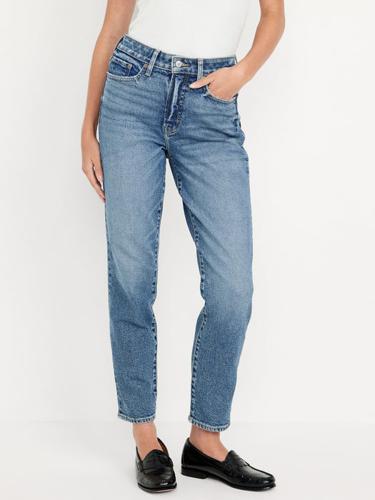 High-Waisted OG Straight Ankle Jeans