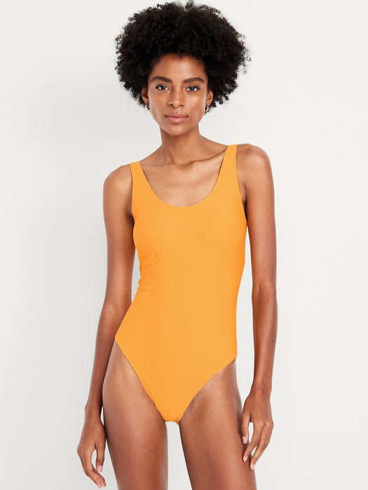 Matte One-Piece Swimsuit