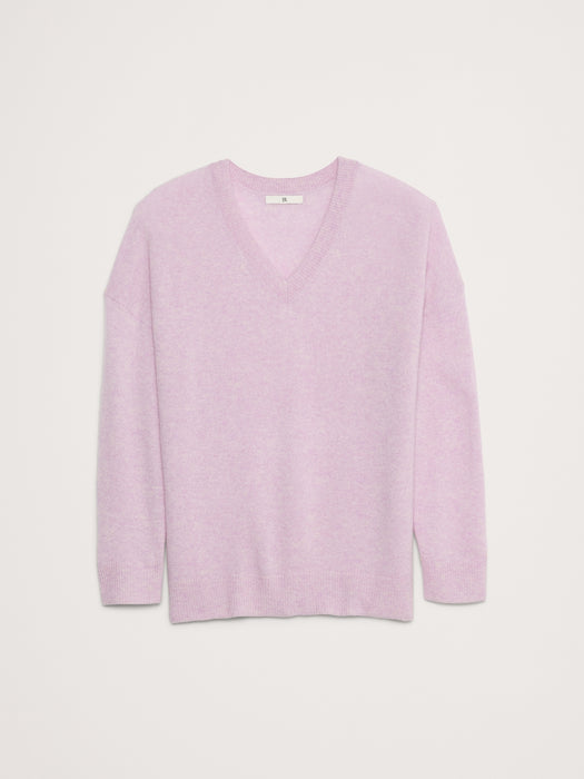 Lightweight Cashmere V-Neck Sweater