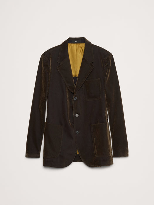 Italian Flocked-Twill Sport Coat