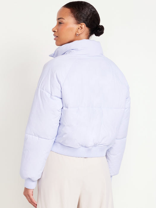 Oversized Crop Puffer Jacket