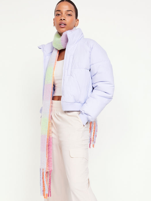 Oversized Crop Puffer Jacket