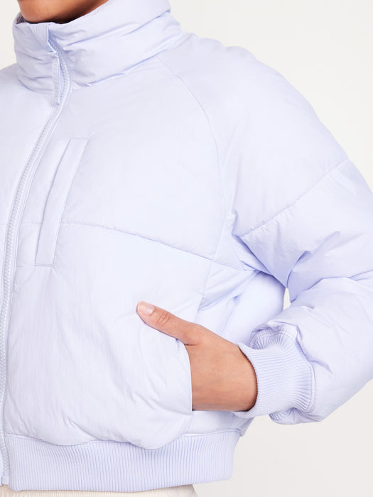 Oversized Crop Puffer Jacket