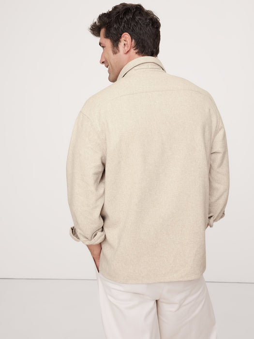 Relaxed Flannel Overshirt