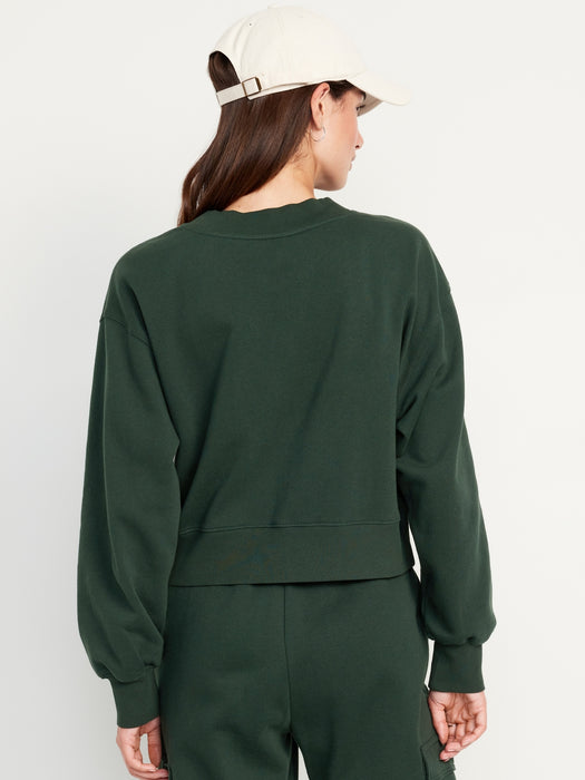 SoComfy Oversized V-Neck Sweatshirt