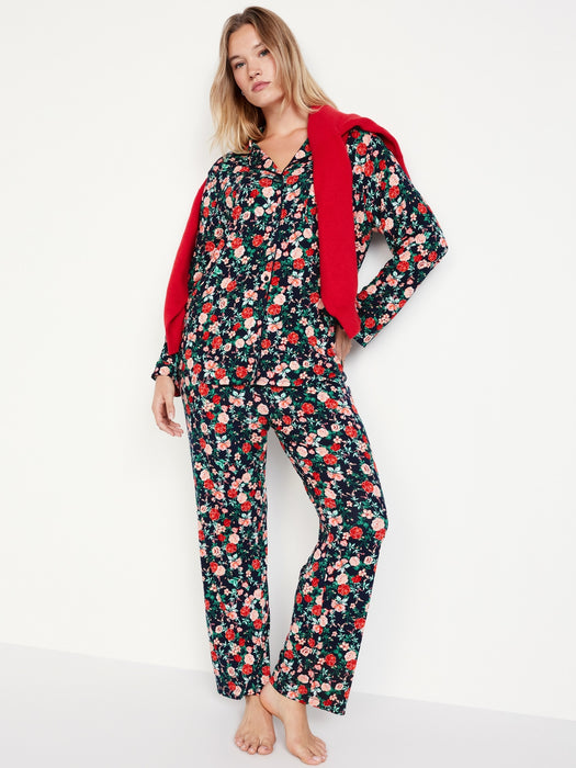 Knit Jersey Pajama Pant Set