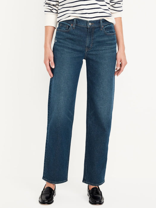Mid-Rise Boyfriend Ankle Jeans
