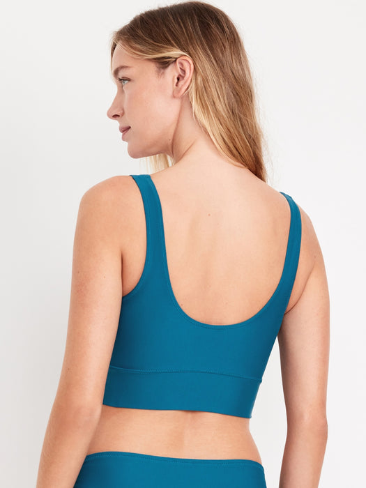 Matte Longline Swim Top