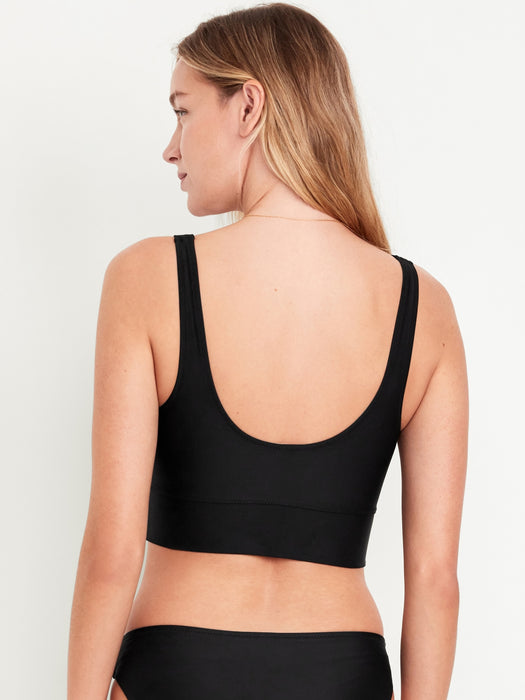 Matte Longline Swim Top