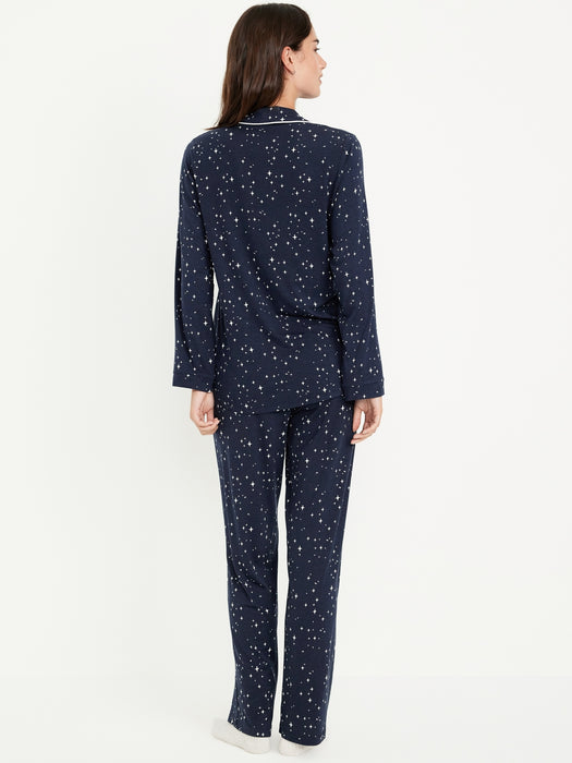 Knit Jersey Pajama Pant Set