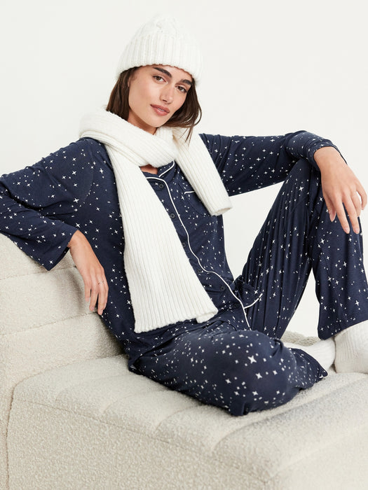 Knit Jersey Pajama Pant Set