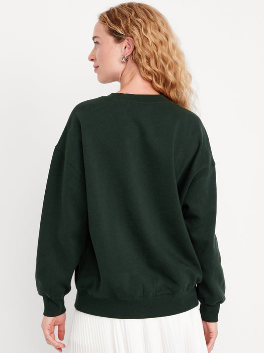 SoComfy Oversized Graphic Sweatshirt