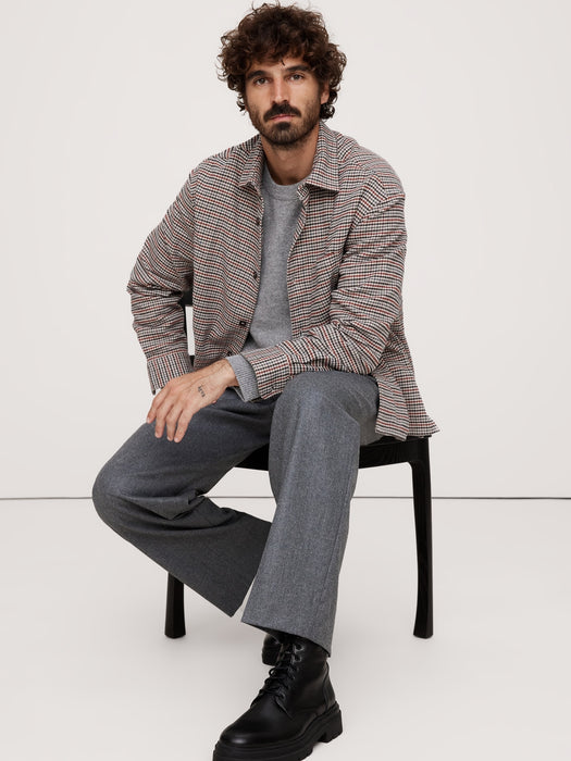 Relaxed Flannel Overshirt
