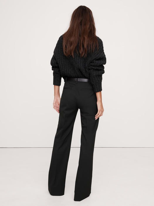 High-Rise Wide-Leg Flare Pant