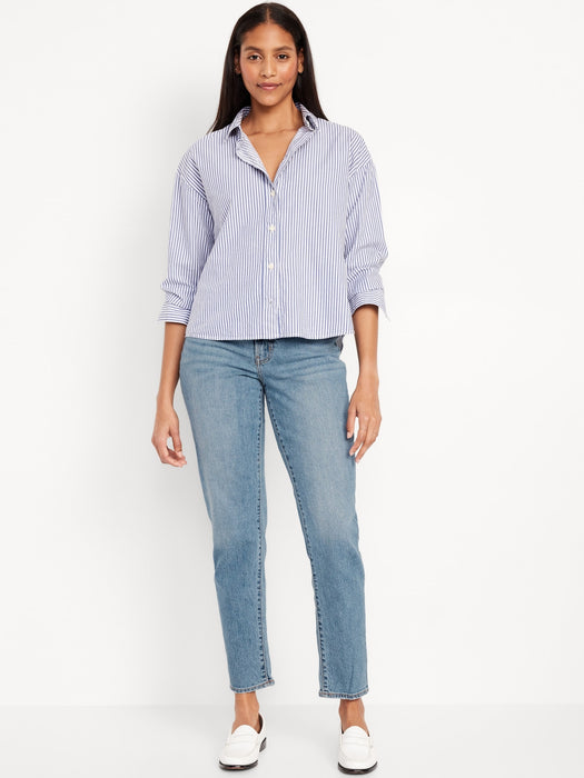 Curvy High-Waist OG Straight Ankle Jeans