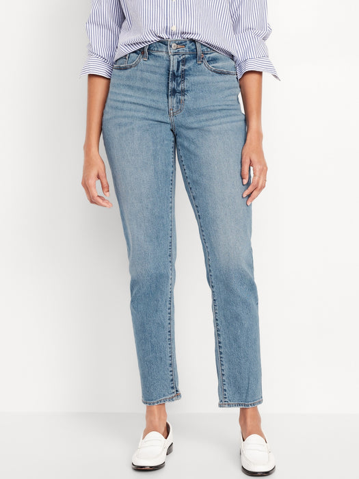 Curvy High-Waist OG Straight Ankle Jeans