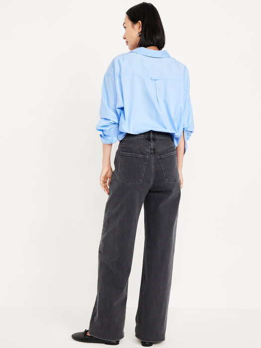 Extra High-Waisted Wide-Leg Jeans