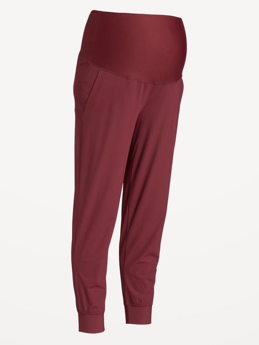 Maternity SleekTech Rollover Waist Joggers