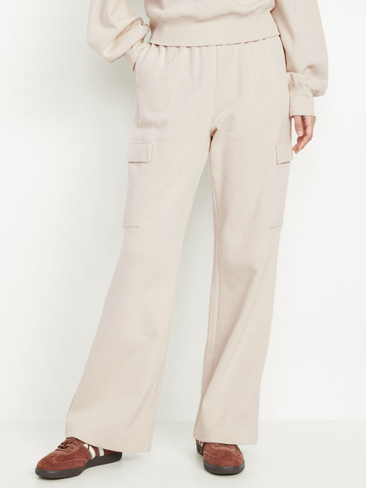 Extra High-Waisted SoComfy Cargo Wide-Leg Sweatpants