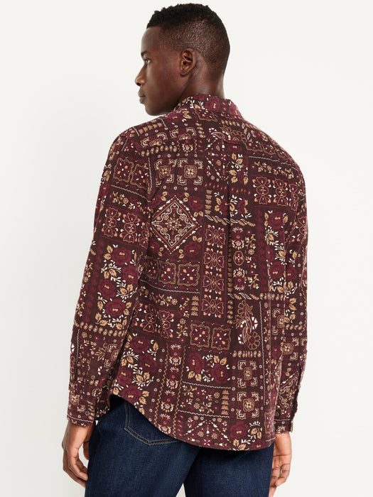 Button-Down Corduroy Shirt